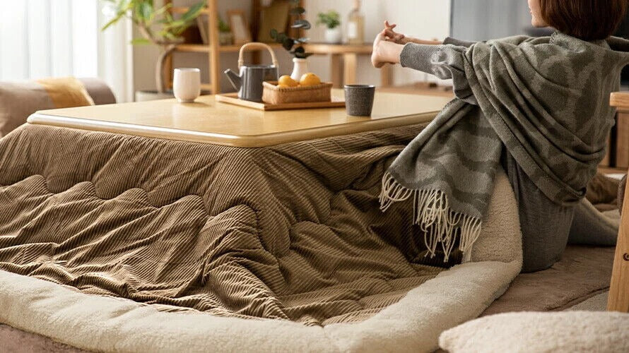 Corduroy Brown Japanese Kotatsu
