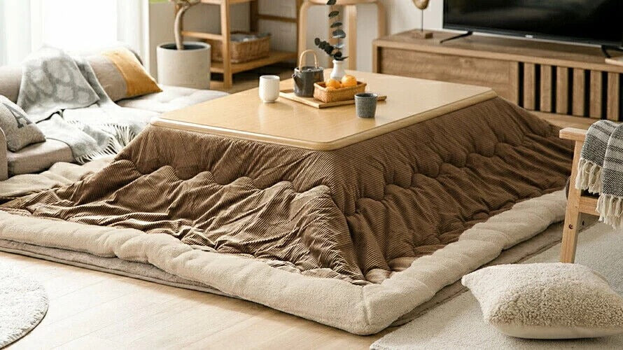 Corduroy Brown Kotatsu Set