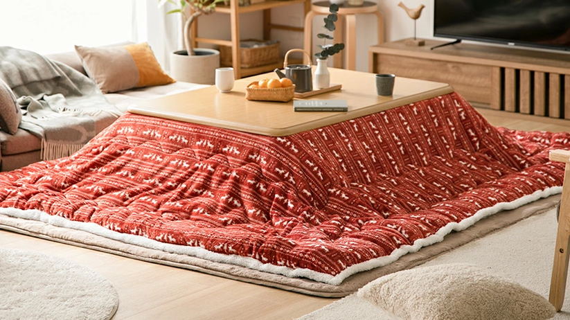 Nordic Red Kotatsu Set
